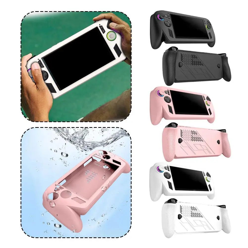 

Силиконовый чехол для Xbox ROG Ally-X, противоударный, устойчивый к царапинам, мягкий корпус, защитный чехол для игровой консоли, игровые аксессуары