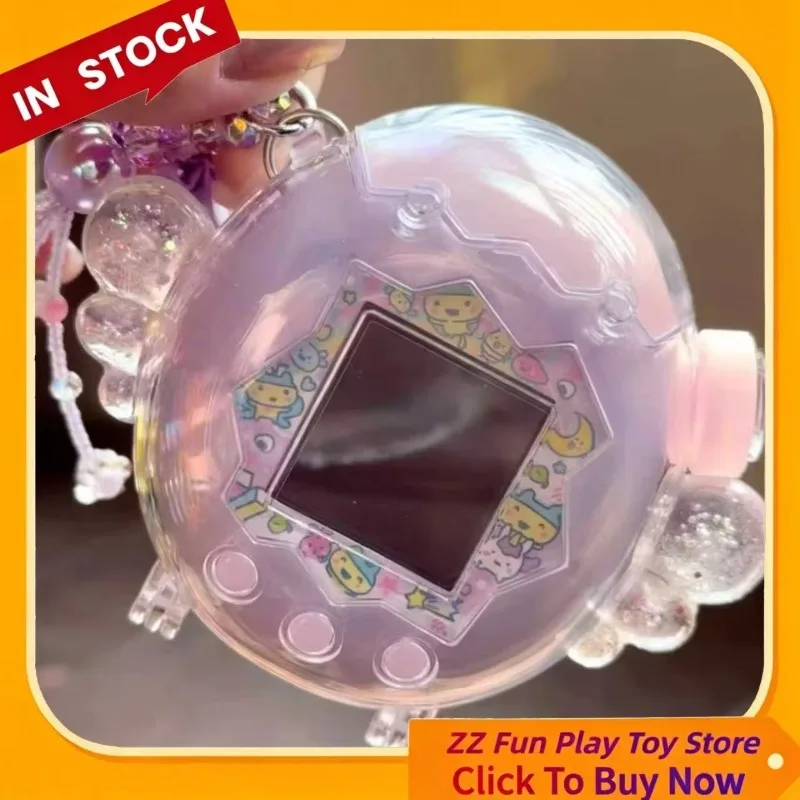 Protective Case Ultra Clear Crystal Angel Heart For Tamagotchi Ps Id Idl Little Devil Wings Plus Transparent Glitter Cover Case