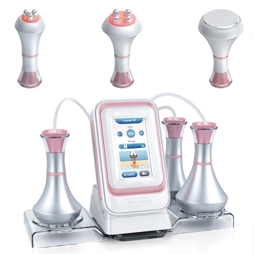 80K Cavitation Radio Frequency Body Slimming System Ultrasonic Machine RF Facial Skin Tightening Fat Burning Cellulite massager