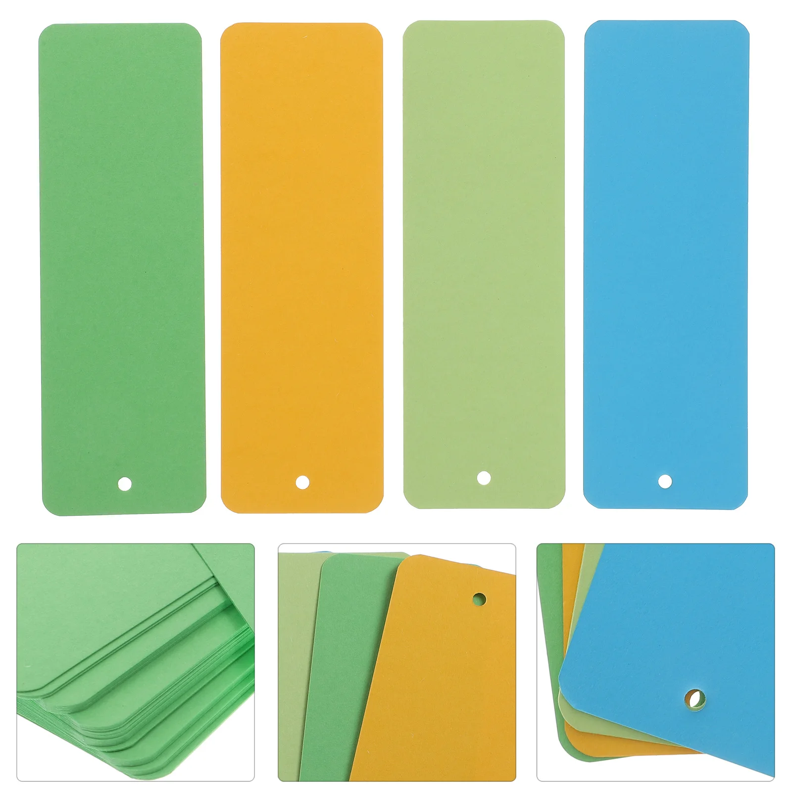 100 قطعة المرجعية الرجعية فارغة كرافت المرجعية الإبداعية رسمت باليد الإشارات المرجعية للطلاب الكتاب القراء القرطاسية