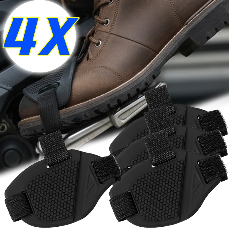 

Защитная крышка, универсальная мотоциклетная накладка переключения передач, водонепроницаемая противоскользящая мужская обувь для Harley Honda Yamaha, аксессуары для верховой езды