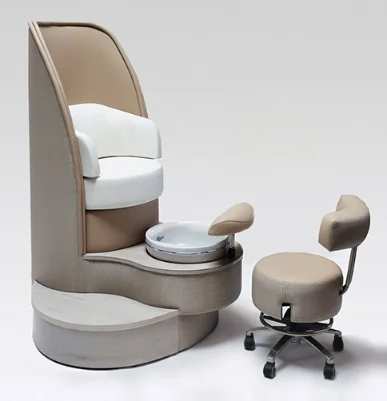 Luxury Modern High Grade Wooden Pedicure Massage Chair Nail Shop Furniture Nail Spa Beauty Salon Foot Care