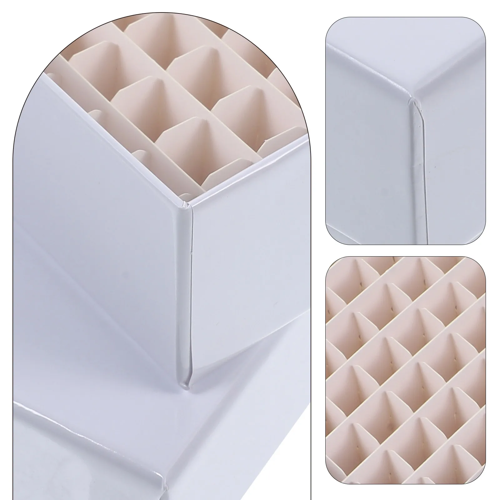 

Freezer Storage Box for Tubes Microcentrifuge Paper Reusable Lab Sample Holder 100 Grids Waterproof Container