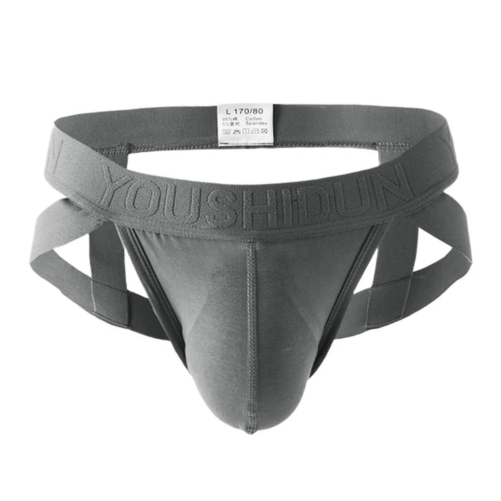 남성용 로우 웨이스트 G 스트링 속옷 통기성 포치 오픈 백 끈 팬티 일상 착용에 편안함 제공