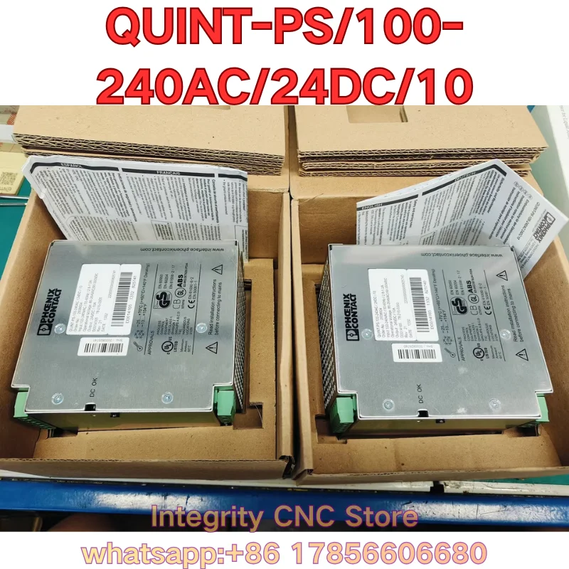 New QUINT-PS/100-240AC/24DC/10 PLC module 2938604