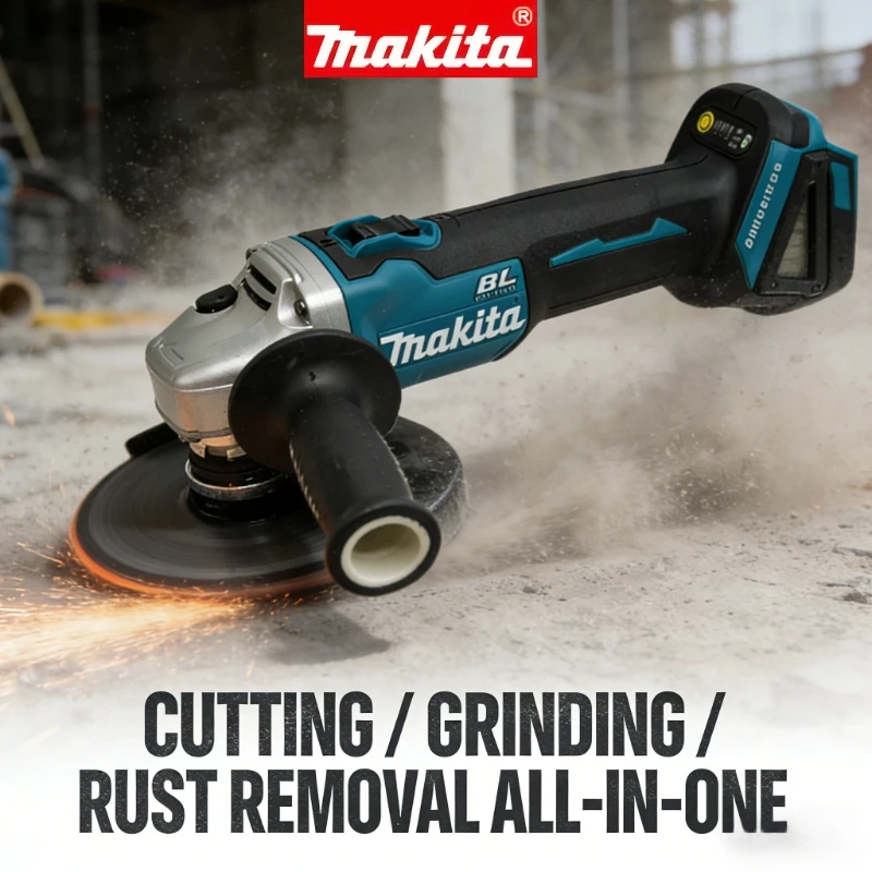 outil-electrique-makita-dga404-meuleuse-d'angle-rechargeable-18v-machine-electrique-de-polissage-et-de-decoupe-sans-accessoires