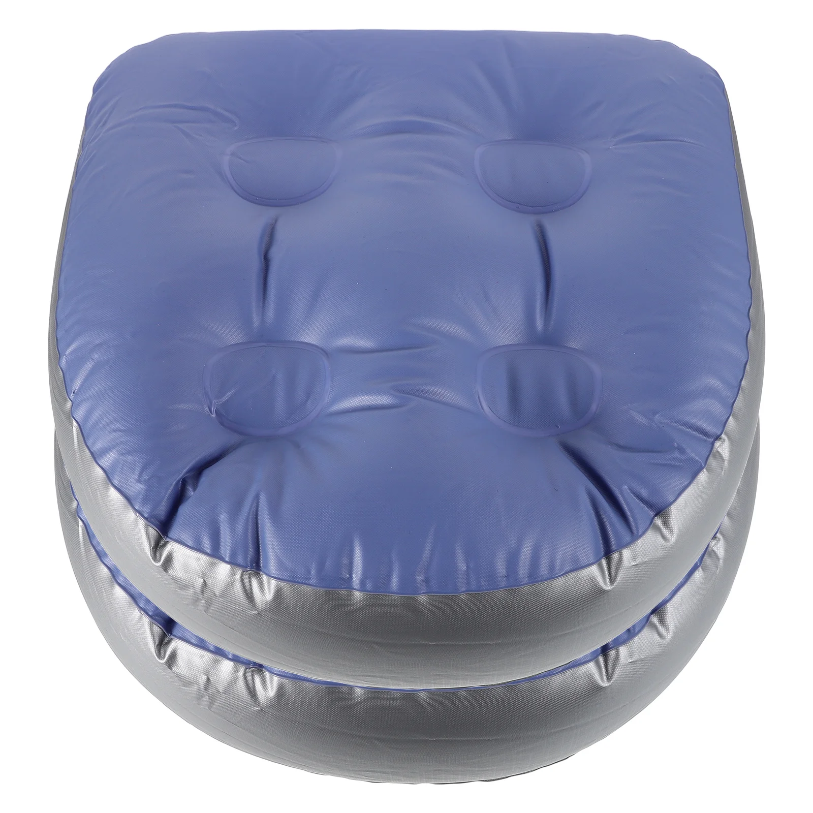 

2 Pcs Inflatable Bathtub Cushion Cushions Accessories for Women Relaxing Shower Chair