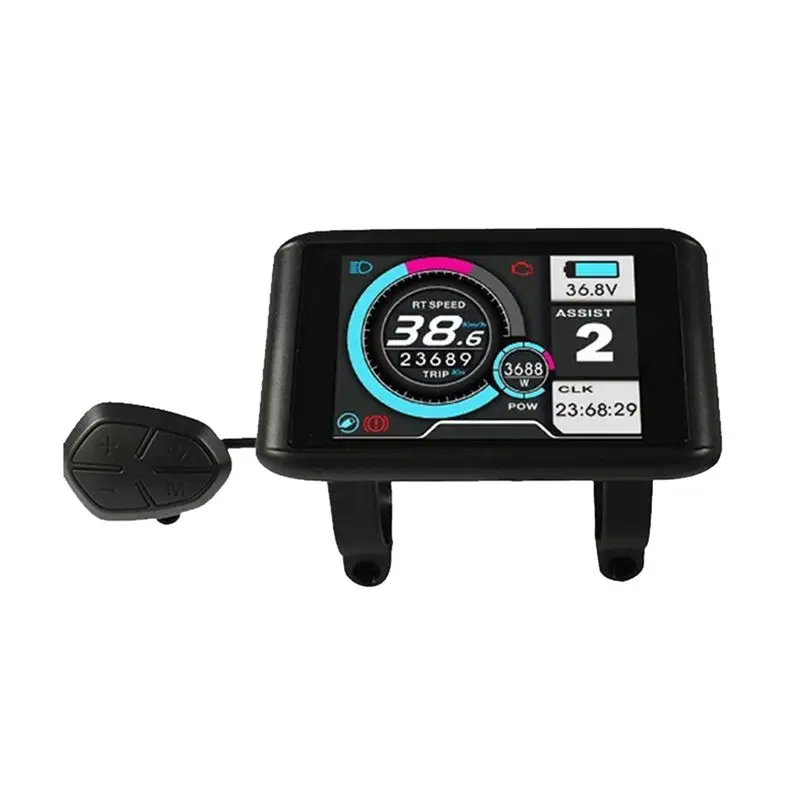 

-[Cilae-17R] TFT-UKC1 Electric Bike LCD Display Colorful Screen For UART2 Protocol Controller Compatible With 24V-72V Ebike SM P