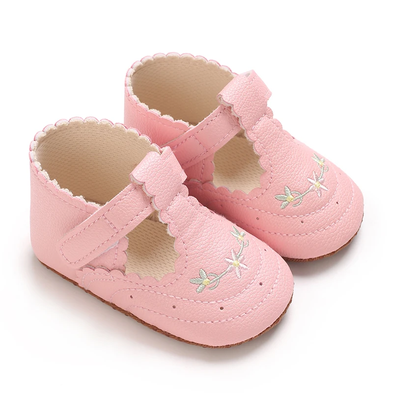 0-18M Baby Mädchen Prinzessin Schuhe Niedlich Gedruckt Weichen Stoff Unten Anti-rutsch Frühling und Herbst Prinzessin Schuhe erste Schritt Schuhe – Detail 16