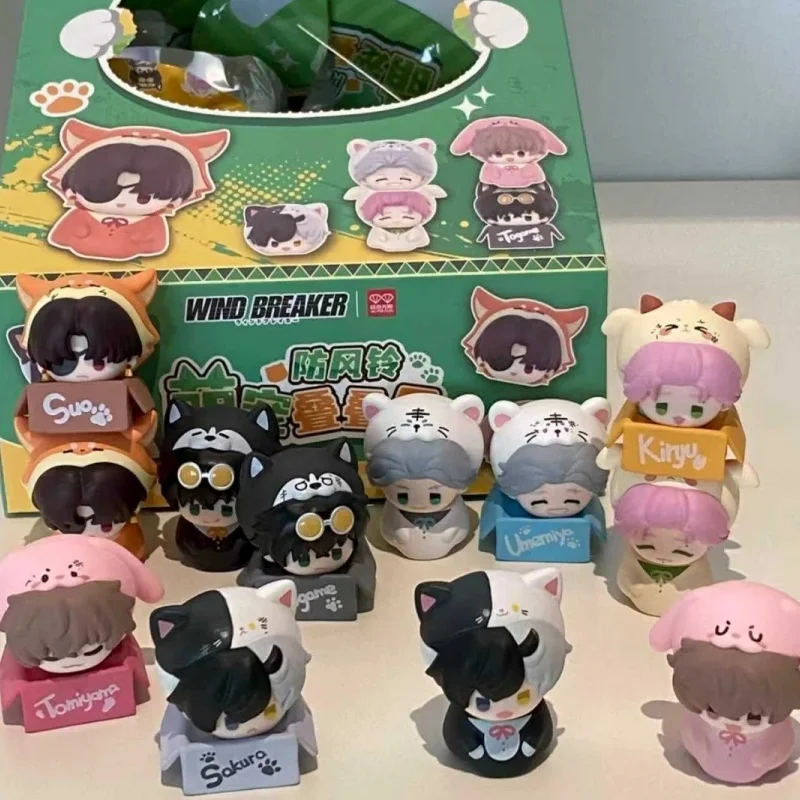 

Новый оригинальный ветрокол в наличии, мини-животное Sereis, слепая коробка, мини-игрушка, милое зерновое украшение для рабочего стола, подвеска, подарок на день рождения для девочки