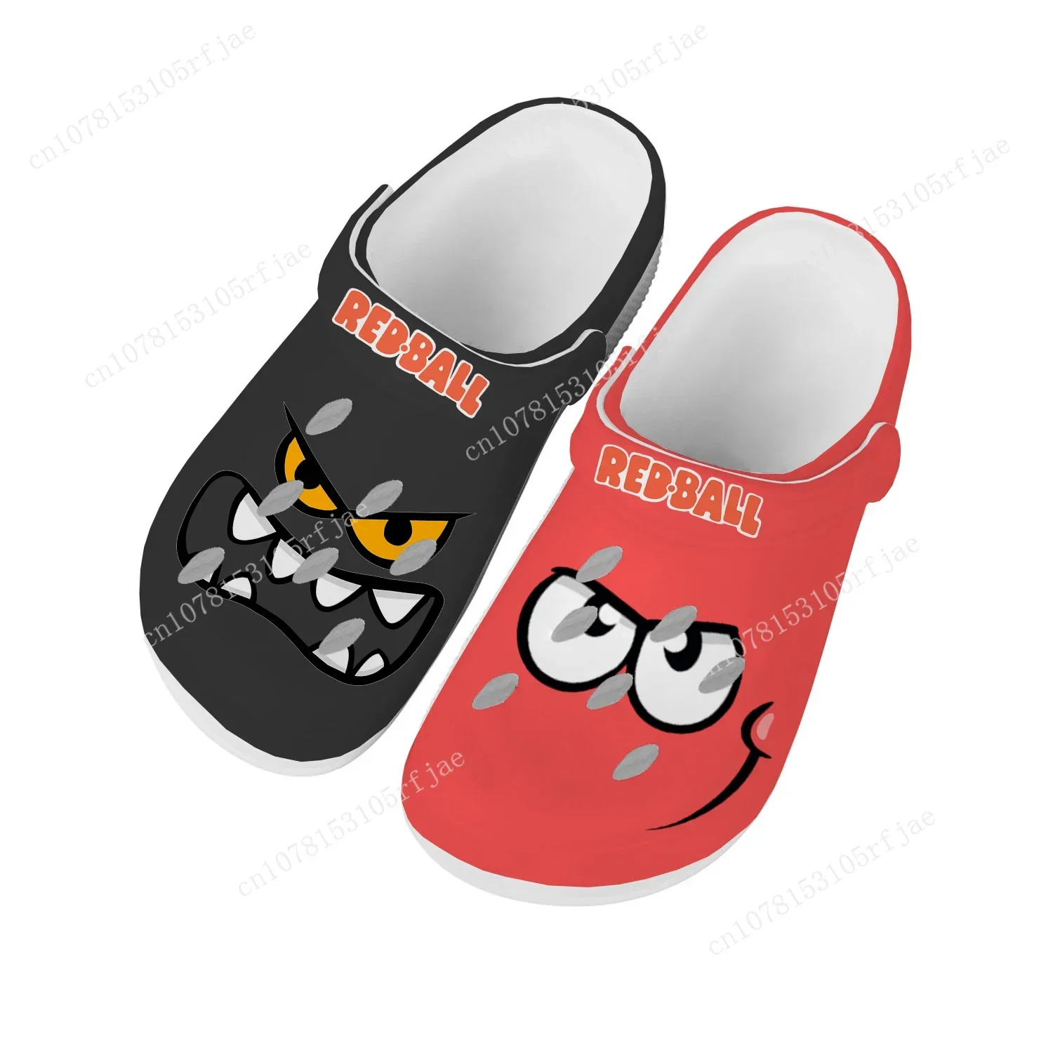 

Red Ball Home Clogs Cartoon Game Mens Womens Youth Boys Girls Sandals Shoes Fashion Garden Custom Made Shoes Beach Hole Slippers