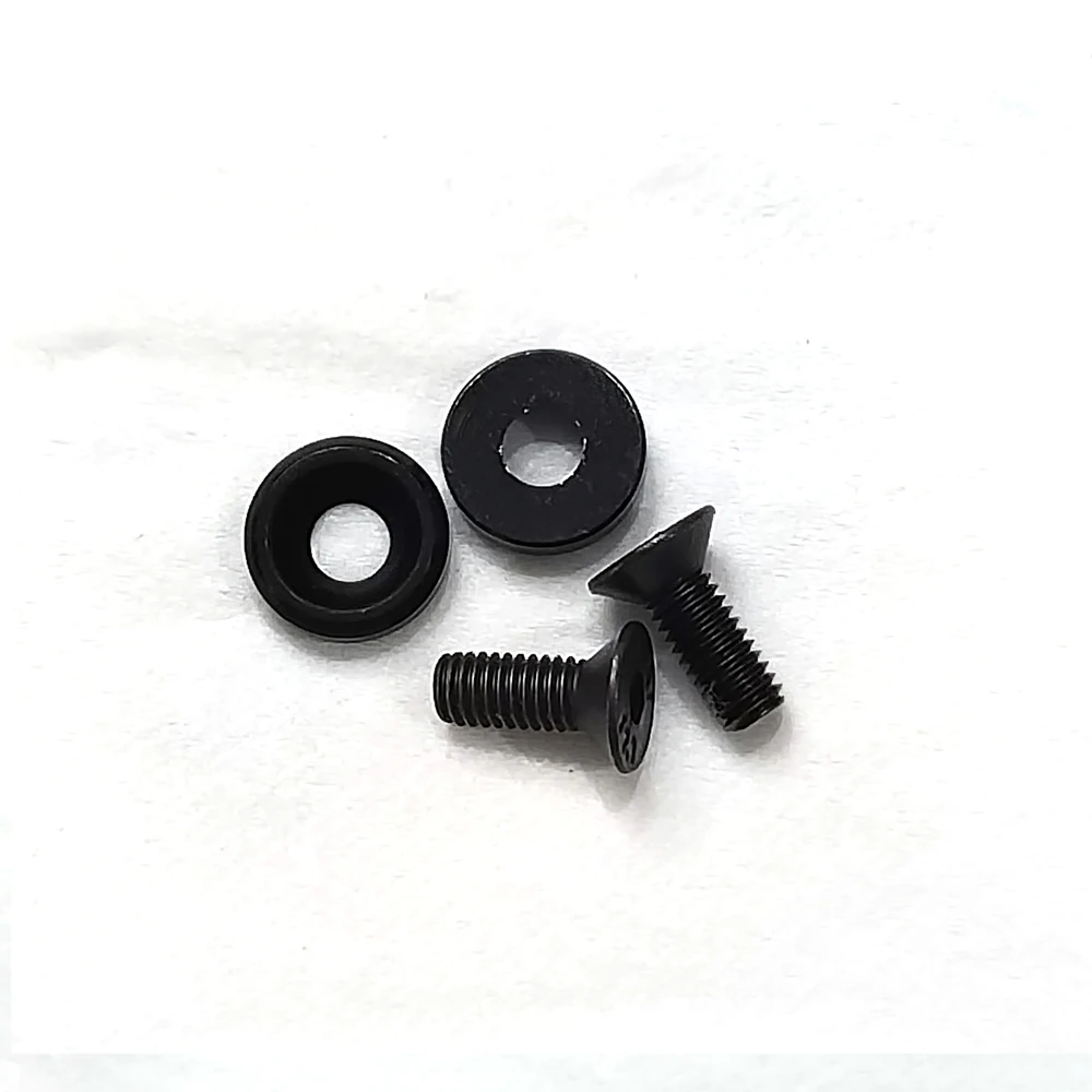 24pcs/lot,M3 x 6mm Socket Head Cap Black screw with Colors Aluminum gasket