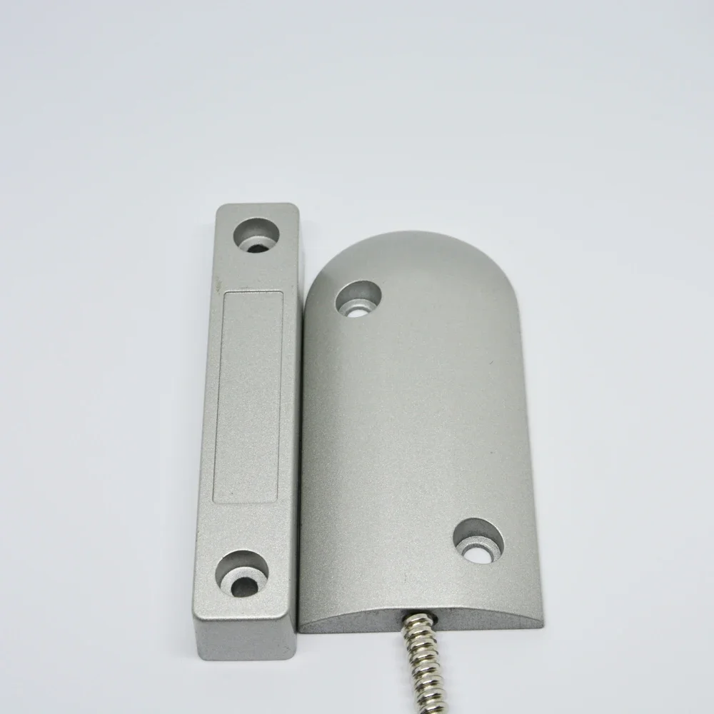 2Pcs Wire Rolling Door Open Alarm Sensor for Home Security GSM Alarm System Factory Fire Control Reed Switch Magnetic Detector