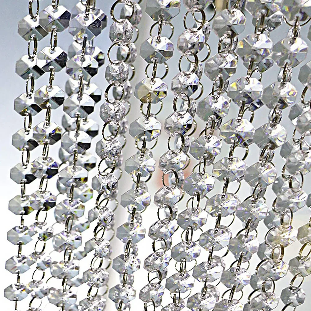 

10Pcs Crystal Bead String Hanging Ornament Durable Decor for Home Photography Prop Hanging Crystal Bead Layout Decoration