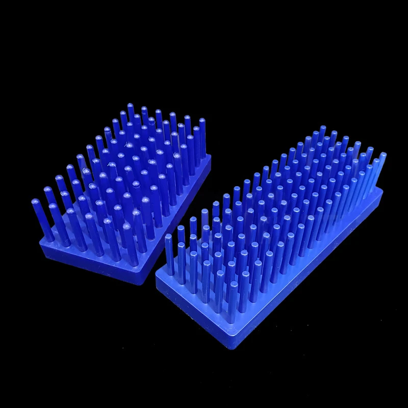 4 قطعة/الوحدة lab 66/102 عمود البلاستيك نوع العمود اختبار أنبوب استنزاف رف للزجاج اختبار أنبوب أو الزجاج الشريحة وضع