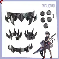 Anime Zenless Zone Zero Ellen Joe Cosplay Headwear Accessories Cartoon 3D Print Bracelet Necklace Prop Xmas Gift Halloween