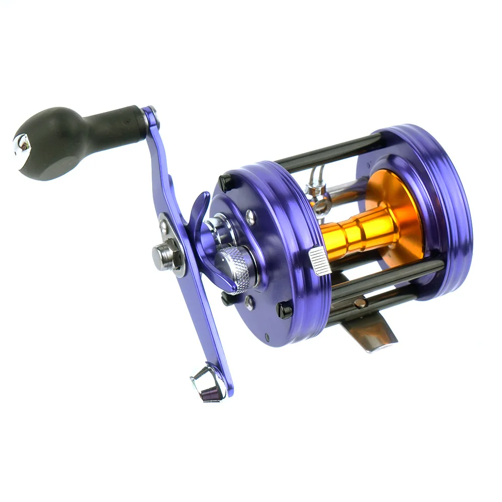 High quality all metal drum boat fishing boat sea fishing cl60 anchor fish  ice fishing single rocker fish wheel