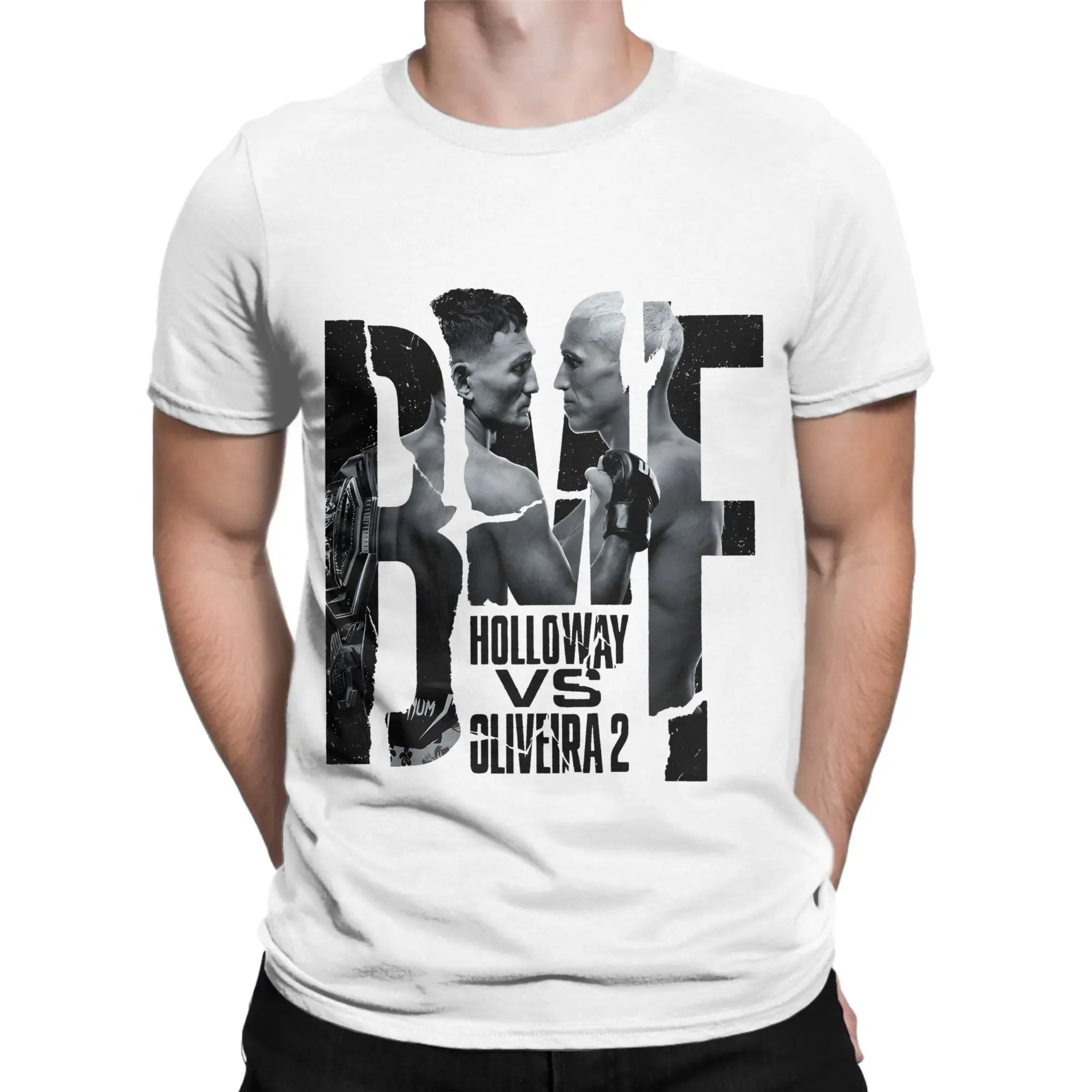 Maxs Holloways vs Conors McGregors Graphic Printing T Shirts Men Women  Pure Cotton  Tee Shirt Clothes