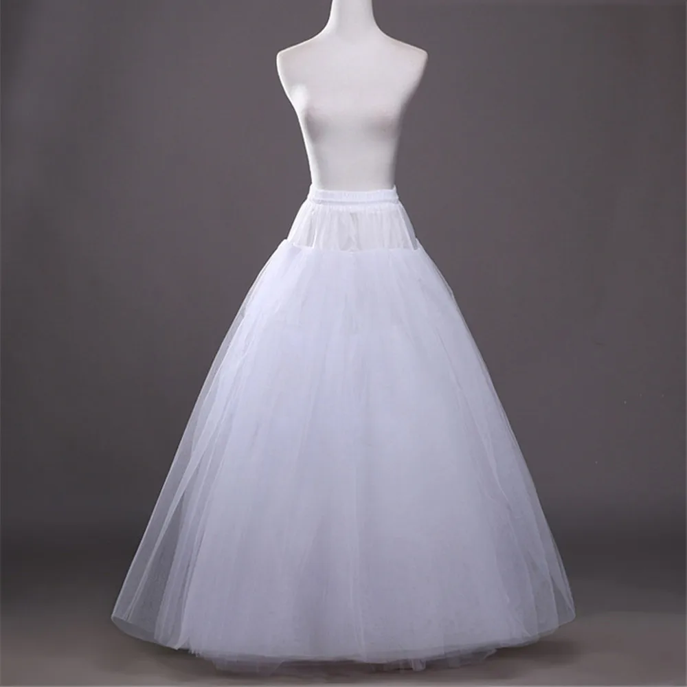 Petticoat für A-Linien-Stil, Kleid, ein Reifen, Hochzeitsaccessoires, Unterrock, freie Größe, Krinoline, Brautpetticoats 8804