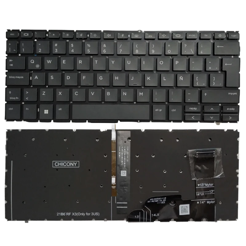 

840 G9 Latin/French Backlit Keyboard For HP EliteBook 830 G9 840 G9 845 G9 Notebook