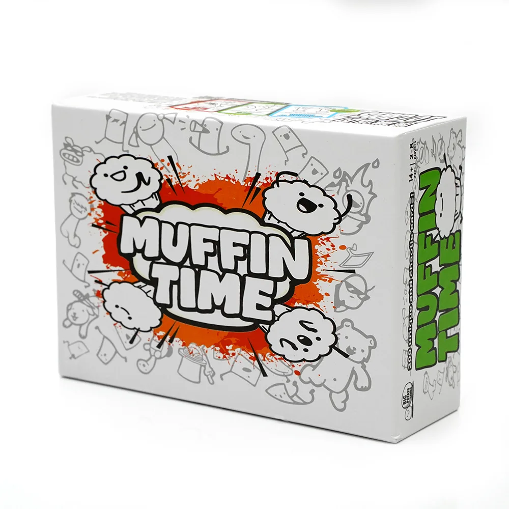 

Muffin Time A Very Random Card Game Party Game Game Night 200pcs Unique Cards Quick To Play Suitable For 2 To 8 Player