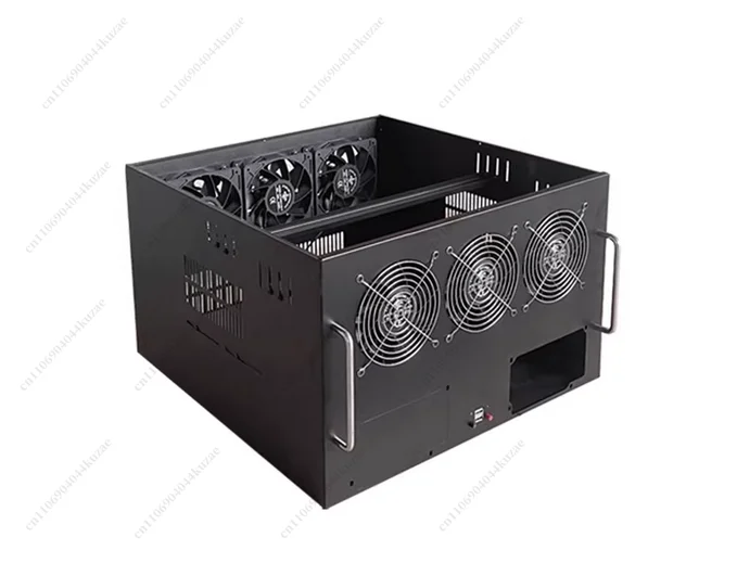 6U Server Chassis with 6/8 Card Slots Dual Power Supply & Standard ATX Motherboard Platform