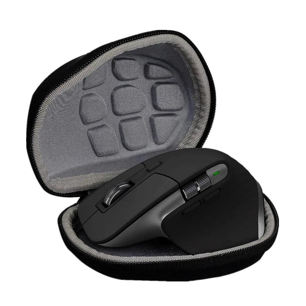 Estojo de armazenamento para mouse, caixa protetora portátil à prova de choque e poeira, compatível com logitech mx master 3s