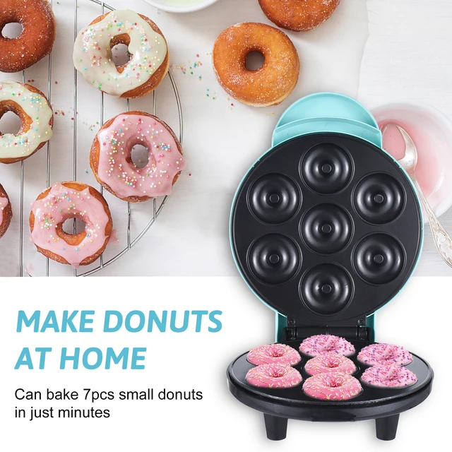 Dash Mini Donut Maker Machine Makes 7 Doughnuts 700W Double-sided Heating Non-stick Coating Electric Donut Maker Machine 5 Dash Mini Donut Maker Machine Makes 7 Doughnuts 700W Double-sided Heating Non-stick Coating Electric Donut Maker Machine 5