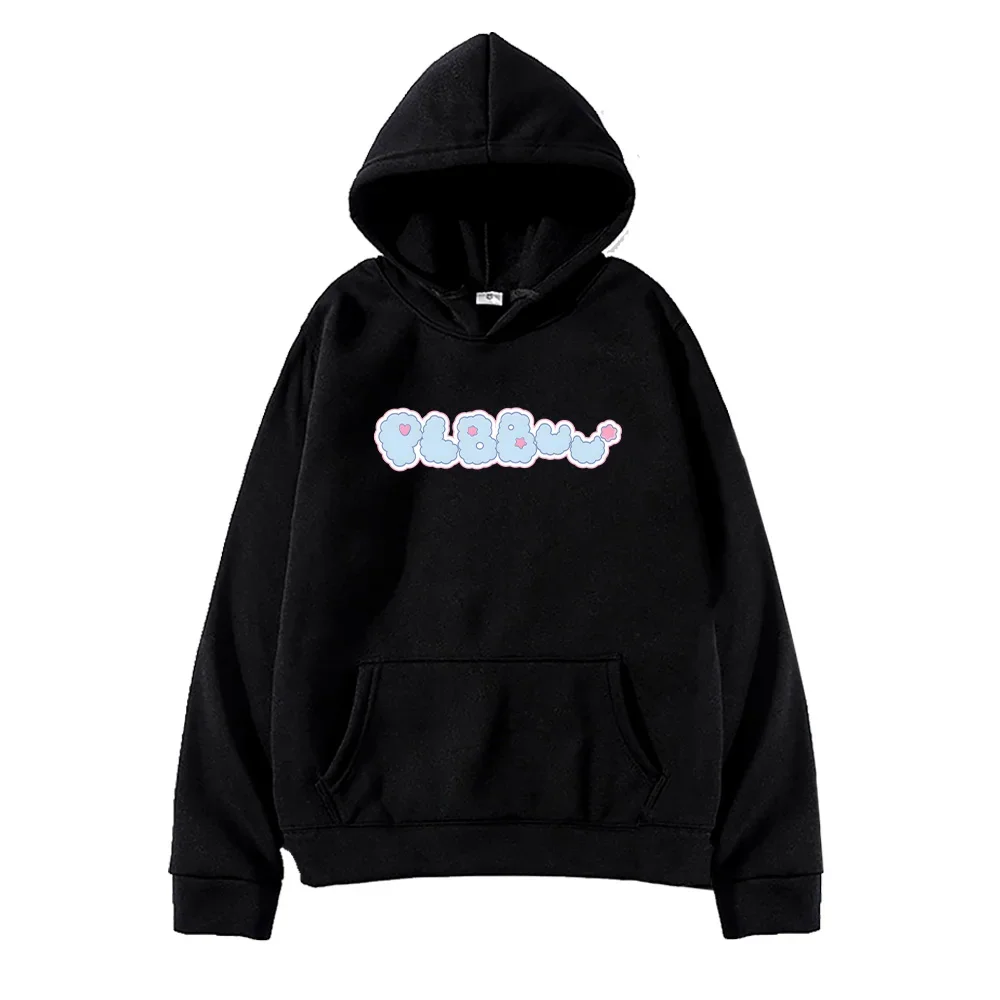 Plave KPop Band هودي Plave Bbuu! سترات بغطاء للرأس برسومات موسيقية للجنسين، بلوزات كوميدية كبيرة الحجم، ملابس مريحة للخريف والشتاء