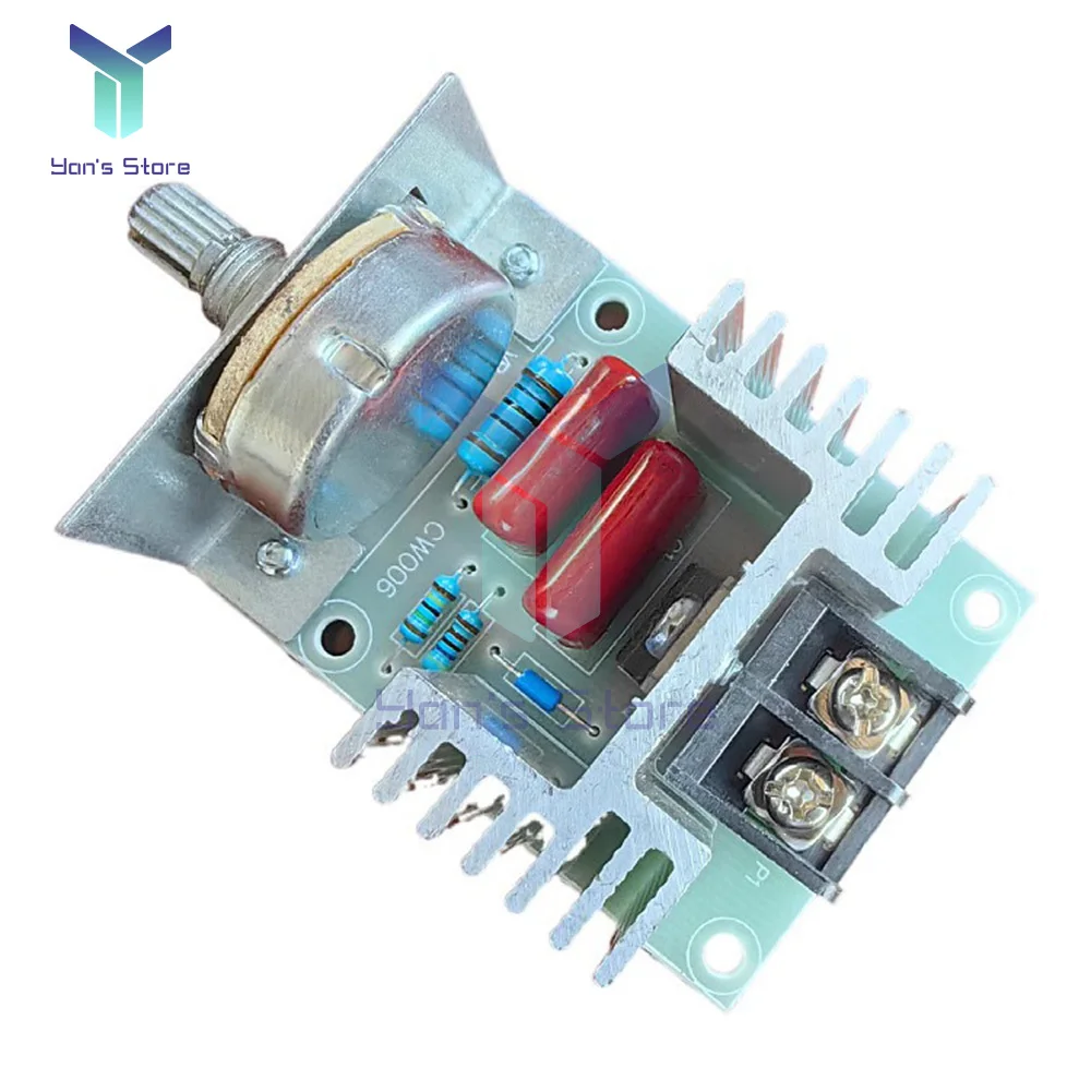 1Pcs BTA16 AC10-220V 2000W High Power Voltage Regulators SCR Speed Controller Electronic Voltage Regulator Governor Thermostat