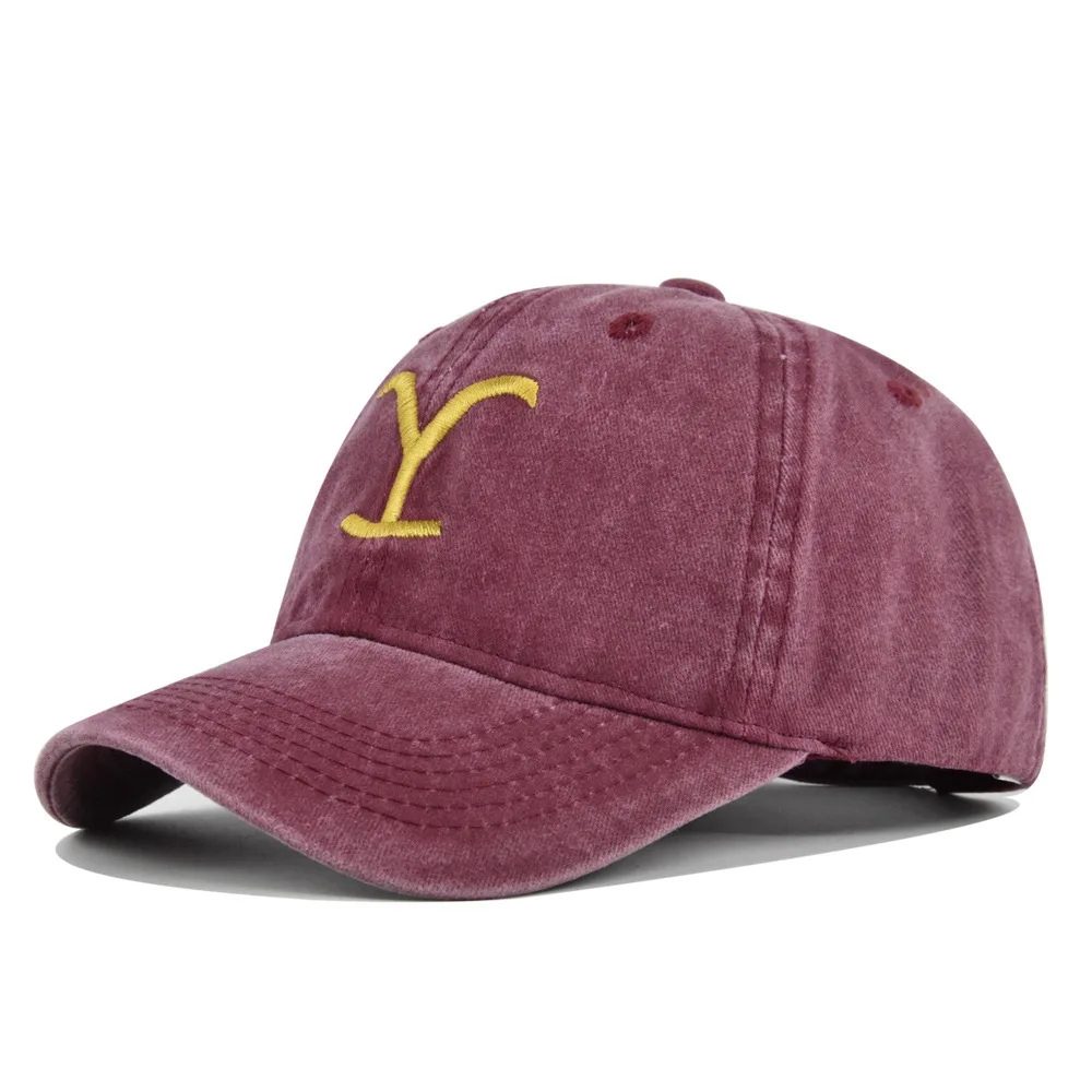 

Embroidered Washed Hat Vintage Cotton Baseball Cap