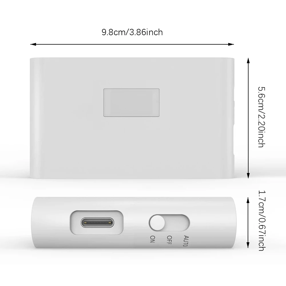 Smart Home Night Light Lamp Rechargeable for Bedroom, Motion Sensor Kids Room Decoration Light with USB Charging