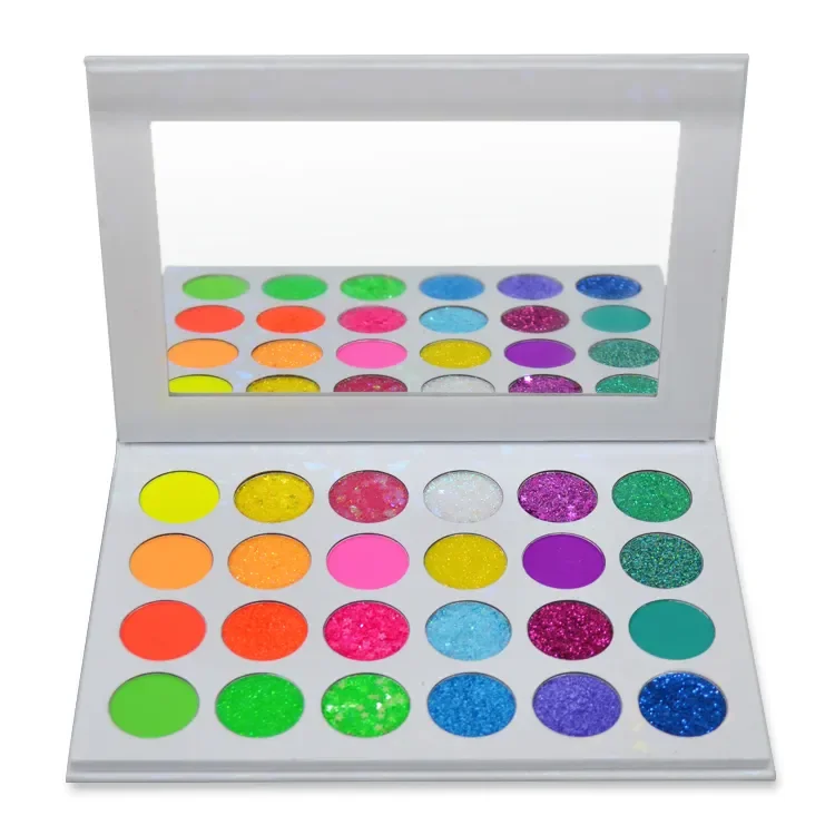 Paleta de sombras de ojos mate sensuente de alto pigmento de alta calidad de 24 colores