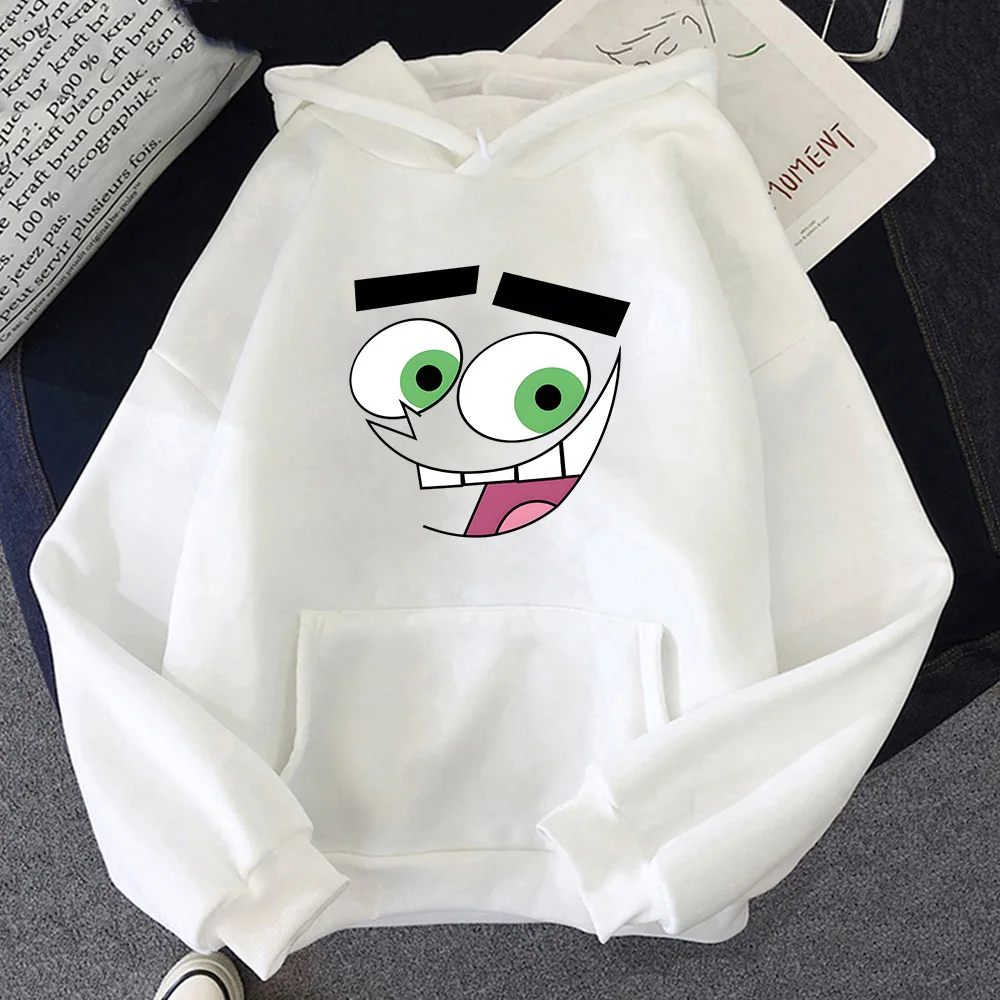 Fairly OddParents Hoodies Anime Print Cartoon Comfortable Sweatshirt with Hooded Harajuku Kawaii Clothes Unisex Cute Pullovers