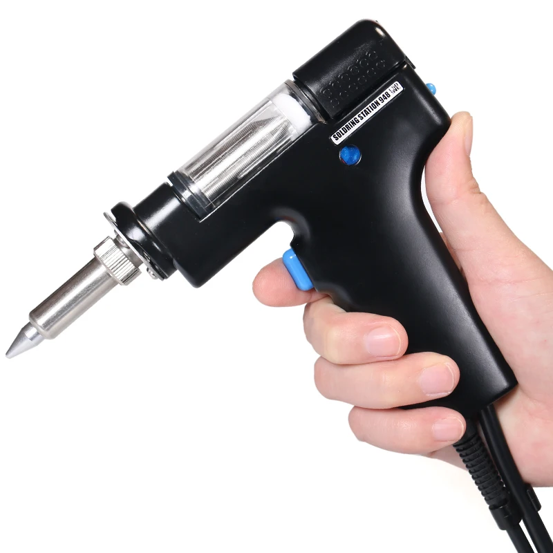 مسدس إزالة لحام من الفضة بقوة 90 وات مسدس شفط من القصدير مسدس لحام كهربائي مفرغ لمحطة إزالة لحام 948