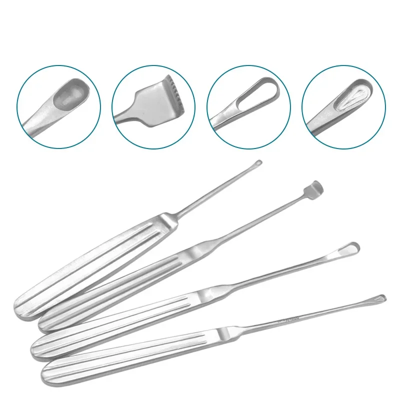 

GREATLH 1pcs Stainless Steel Nasal Spatula Nasal Bone Curette Nose Shaping Tool Nasal Tool