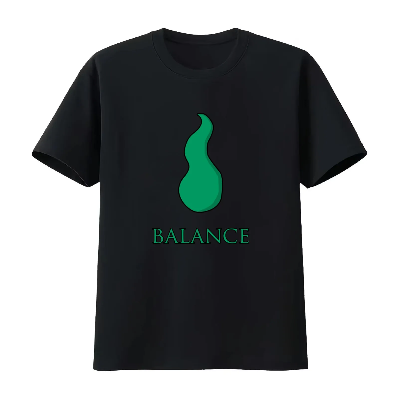 Lord of Balance T-Shirt Summer Casual Cotton Tee Oversized Streetwear Tops Vintage Graphic Print Loose Fit Short Sleeve