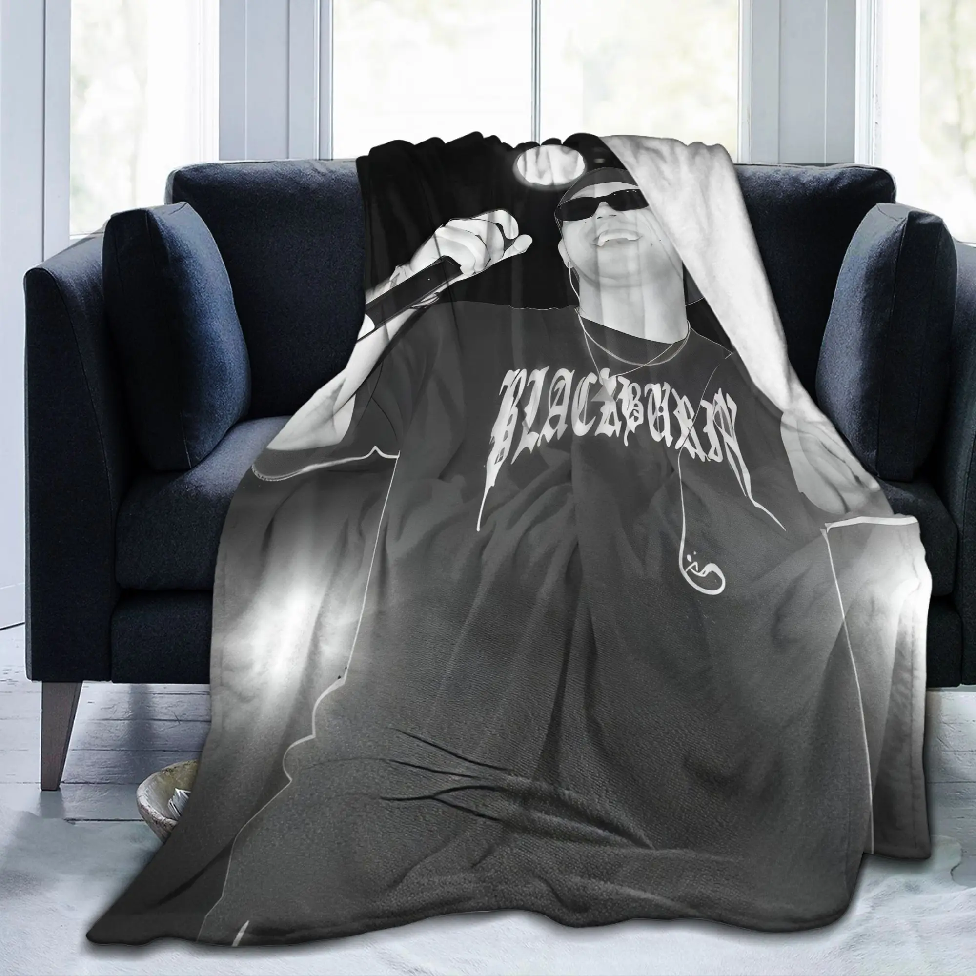 Custom Sofa Fleece Quevedo Concert Throw Blanket Warm Flannel Spanish Blankets for Bedroom Travel Sofa Quilt