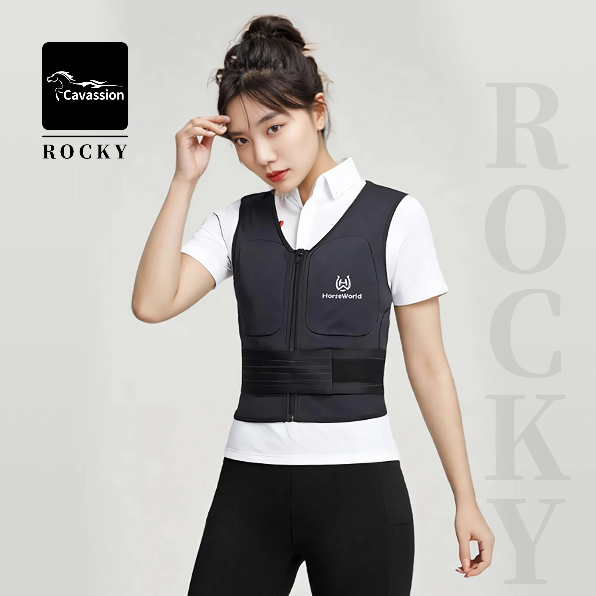 Horse riding protective vest for both men and women, suitable for both fall and collision prevention8108020