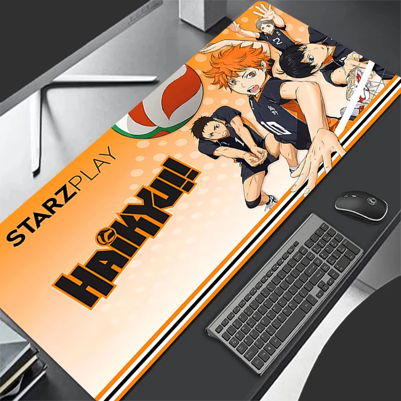 

Haikyuu Mouse pad gamers large non-slip desk pad computer accessories keyboard pad coaster PC carpet Anime Mousepad XL XXL XXXL