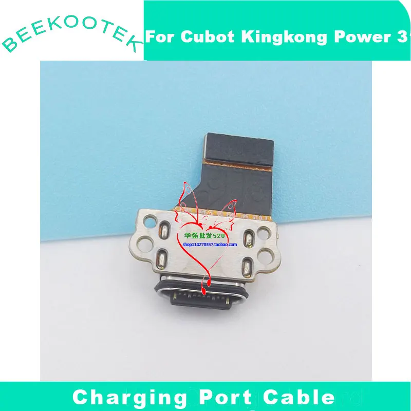 Original Cubot KingKong Power 3 Kingkong Power 5 USB Waterproof Charging Port Cable flex FPC For CUBOT King kong Power3 Phone
