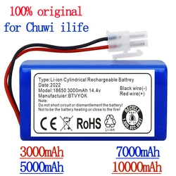 100% nowy oryginalny akumulator ILIFE 14.8V 7000mAh odkurzacz automatyczny akcesoria części do Chuwi ilife A4 A4s A6