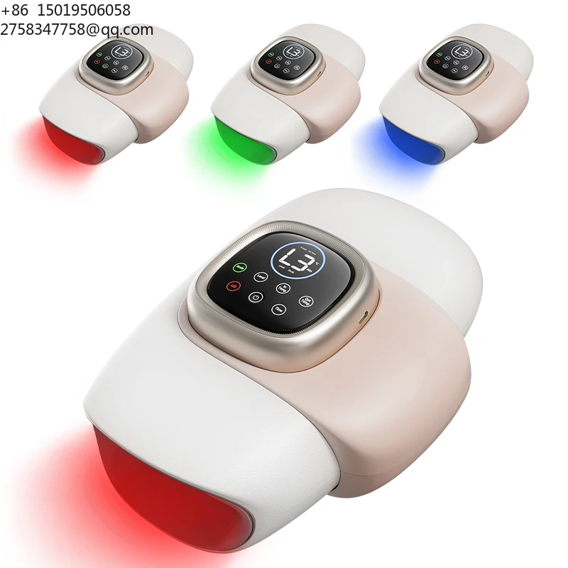 New Products 2025 Cordless Wrist Massager Electric Hand Massager With Heat Air Bag Pressure Compression Finger Therapy Massager