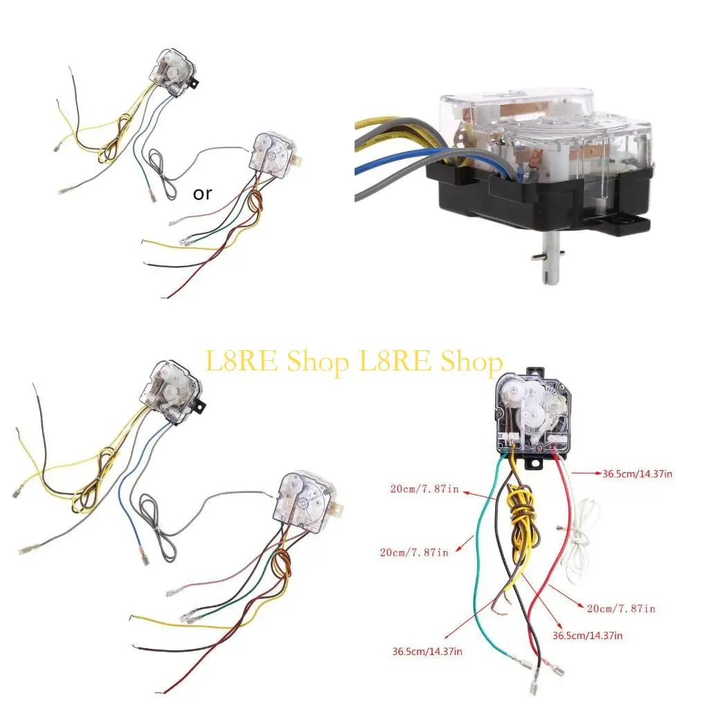 

L8RE 6-проводной стиральной машины таймер 90 градусов центрального расстояния отверстия 68 мм вала выключателя
