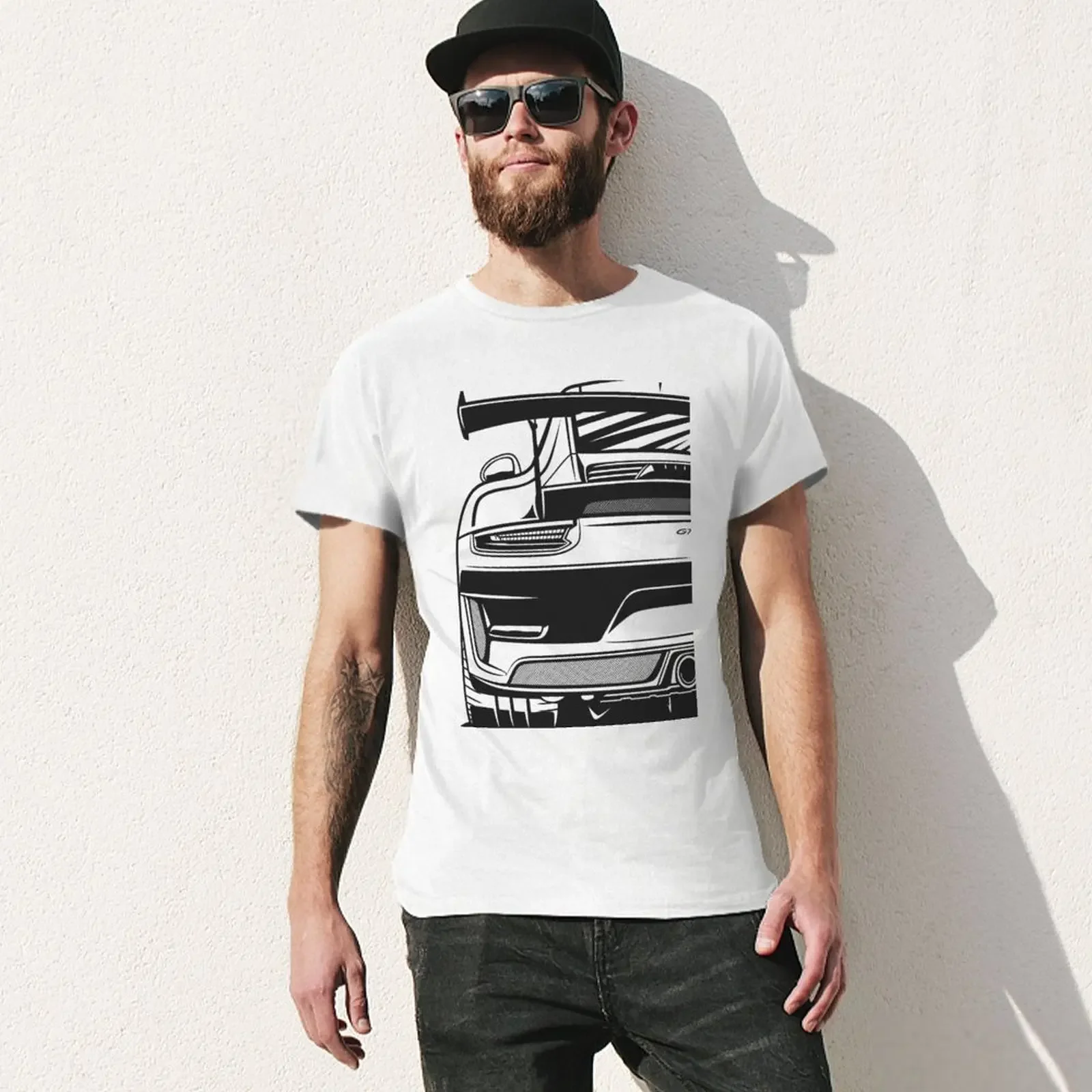 GT3 RS 991.2 Fragment Rear T-Shirt shirts graphic tees vintage graphics oversized t shirt men