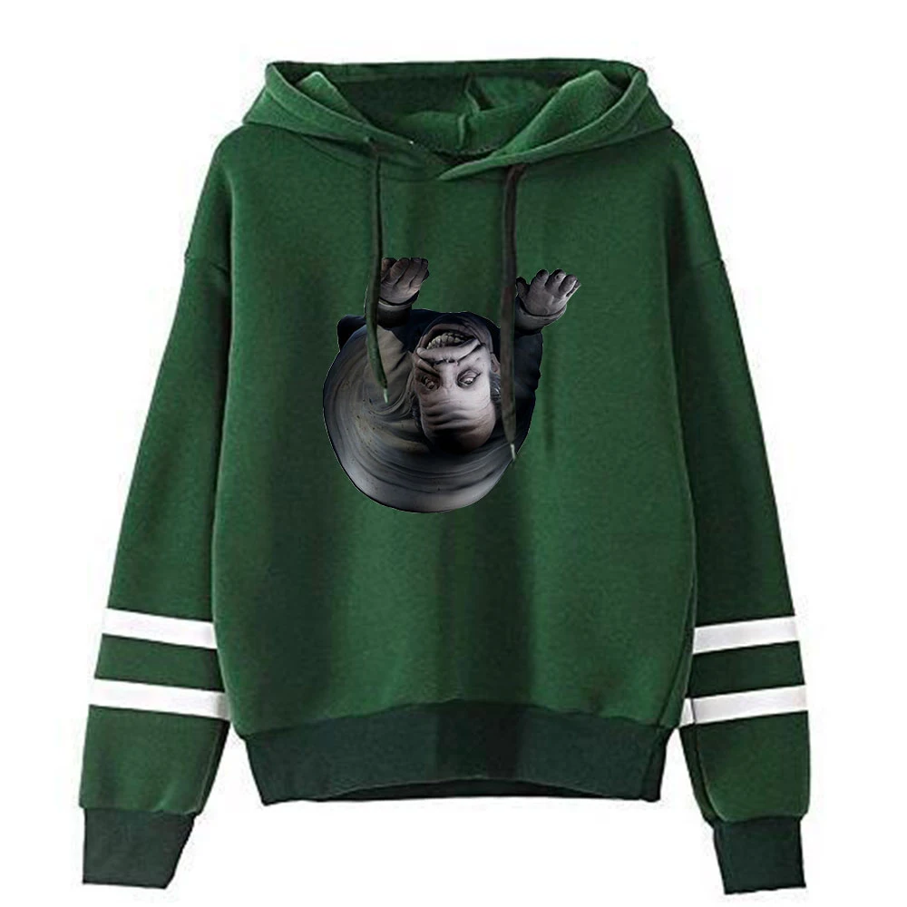 Kleine Nachtmerries Hoodies Pocketless Mouw Heren Sweatshirt Harajuku Streetwear Horror Adventure Game Kleding Plus Size