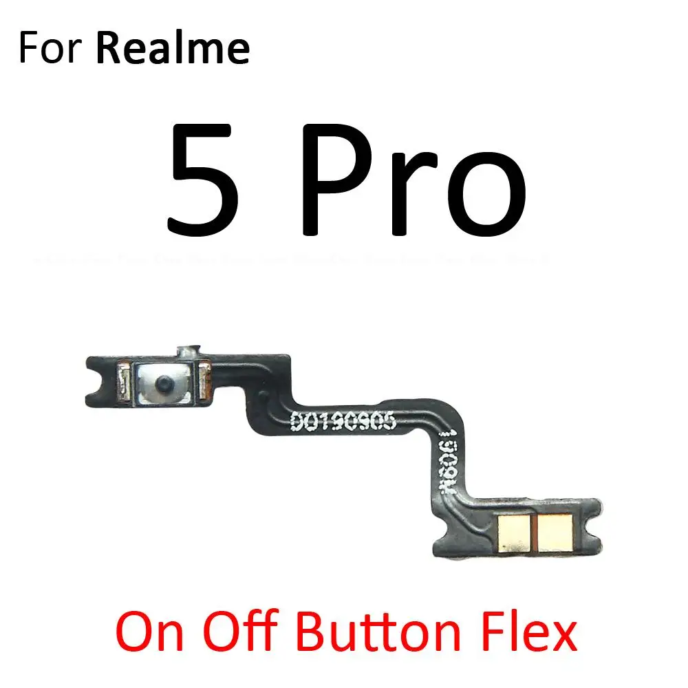 Switch Power ON OFF Key Mute Silent Volume Button Ribbon Flex Cable For OPPO Realme 5 5i 5s 6i 6S 6 Pro Replacement Parts