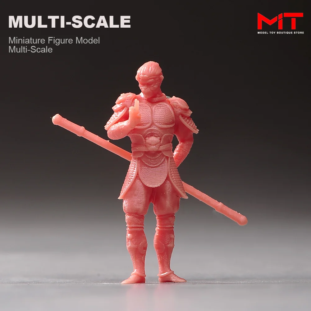 متوفر شخصيات مرسومة 1/87 1/64 1/43 1/24 1/18 تمثال قرد قصص الأسطورة الصينية المنمنمات دمية صغيرة نموذج المشهد الدعائم اللعب