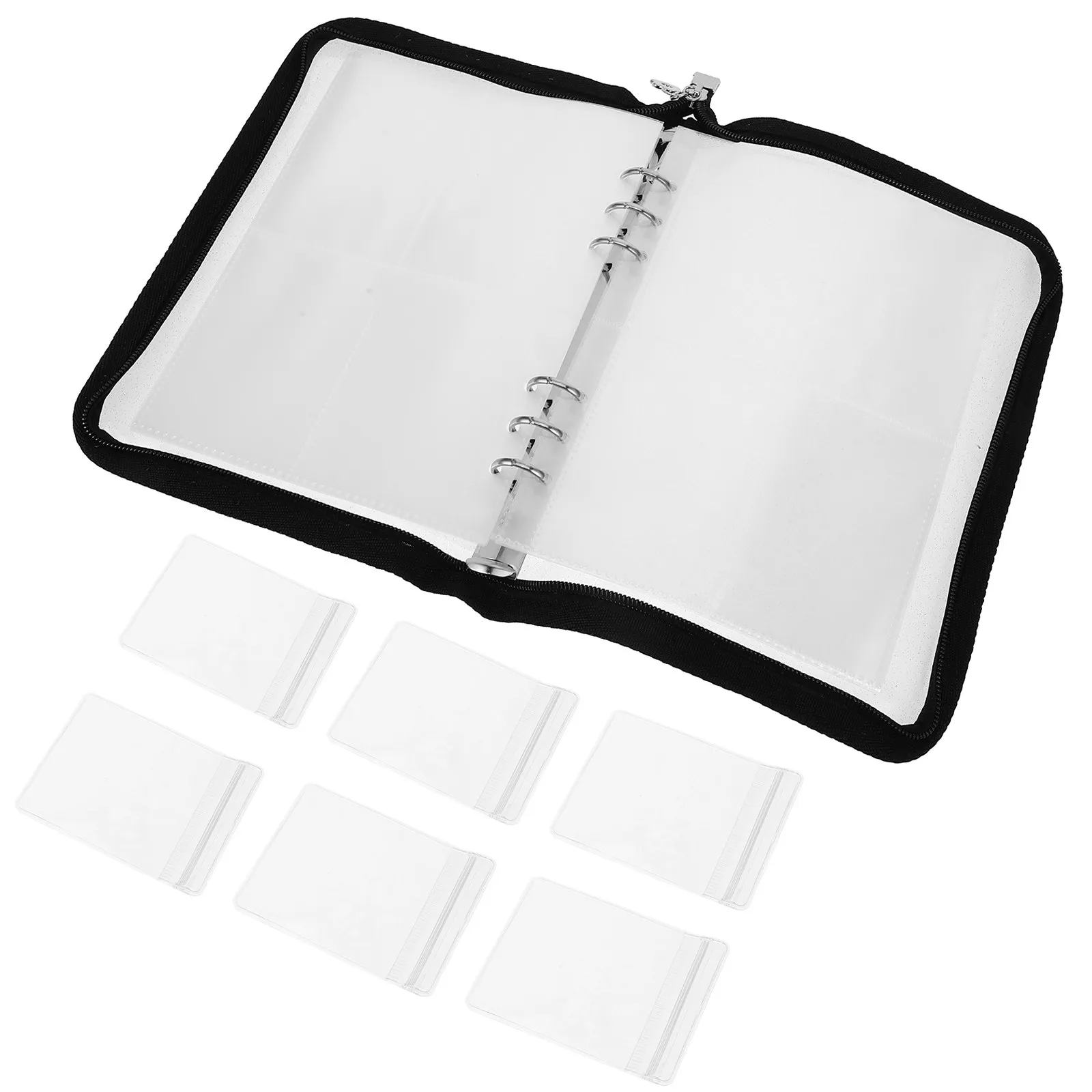 

Earring Storage Book Transparent Jewelry Organizer Necklace Bracelet Ring Holder Zipper Travel Case Portable Travel Jewelry Case