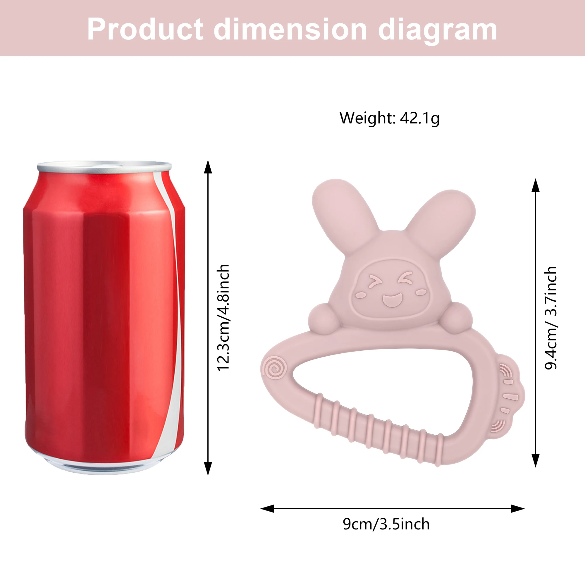 ของเล่นกัดฟันรูปแครอทและกระต่าย ของเล่นกัดฟันสำหรับเด็ก ซิลิโคนเกรดอาหาร นุ่มและปลอดภัย ต้มได้ ต้องมีสำหรับเด็กทารก